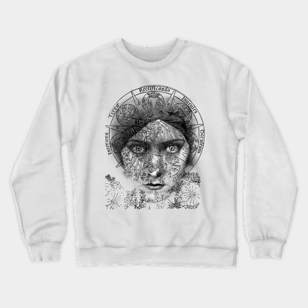 The Eyes of Alchemy Crewneck Sweatshirt by Anthraey